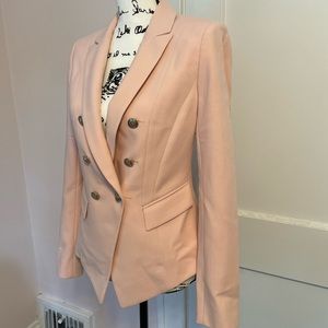 Light Pink Double Breasted Blazer